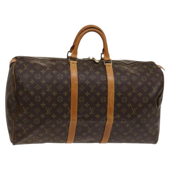 LOUIS VUITTON Monogram Keepall 55 Boston Bag M41424 - Picture 1 of 16